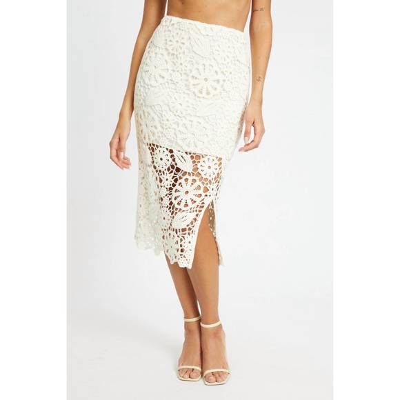 NEW CABALLERO daya skirt in ivory